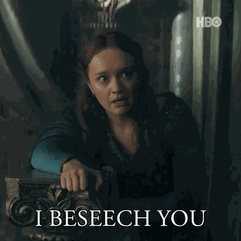 I Beseech You Queen Alicent Hightower GIF