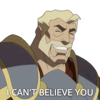 I Cant Believe You General Krieg Sticker