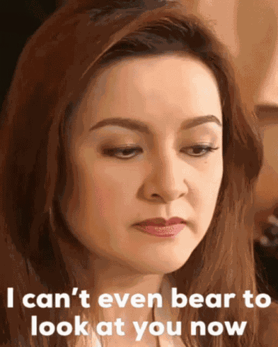 I Cant Even Bear To Look At You Now Lilet Esteban Official GIF
