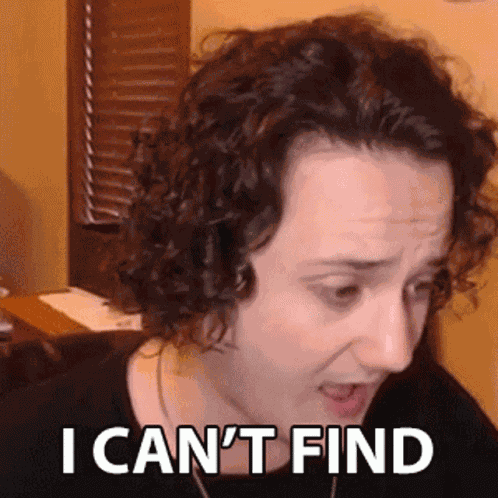 I Cant Find Them Zeph Ellis GIF