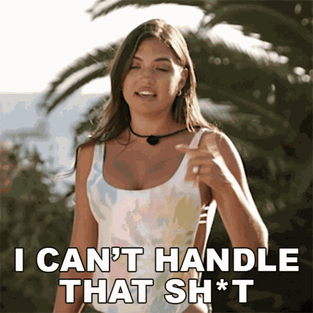 I Cant Handle That Sht Giannina Gibelli GIF