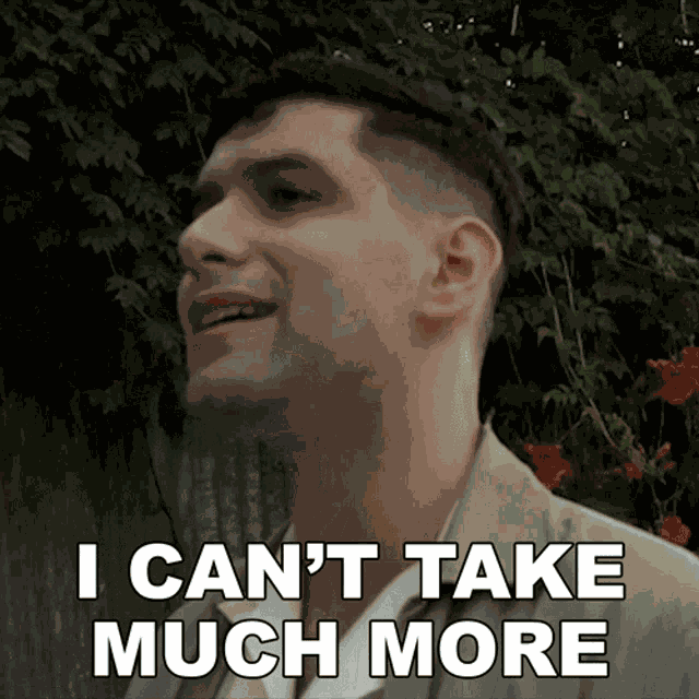 I Cant Take Much More Aaron Frazer GIF