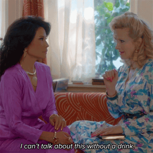 I Cant Talk About This Without A Drink Simone Grove GIF