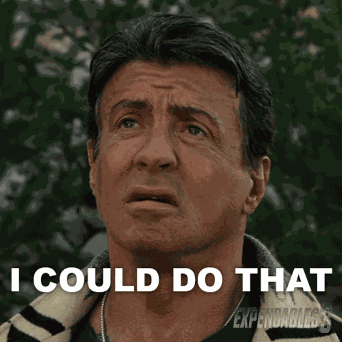I Could Do That Barney Ross GIF