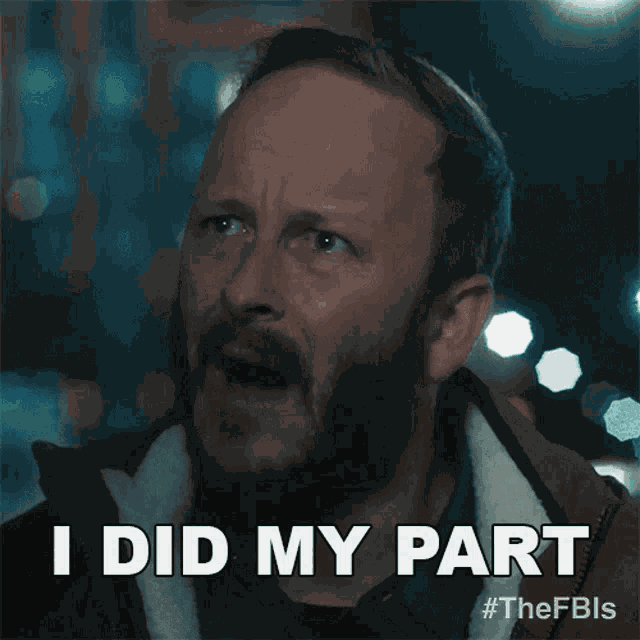 I Did My Part Colin Mcconnell GIF