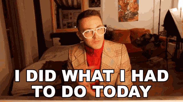 I Did What I Had To Do Today Damon Dominique GIF