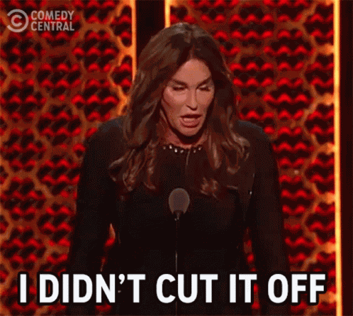 I Didnt Cut It Off Cut Someone Off GIF