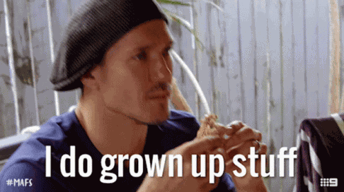 I Do Grown Up Stuff Married At First Sight GIF