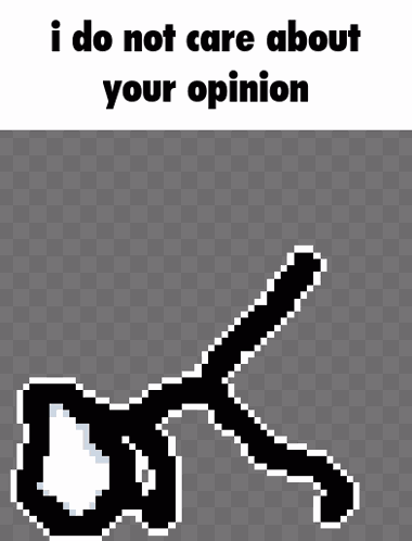 I Do Not Care About Your Opinion I Don'T Care About Your Opinion GIF