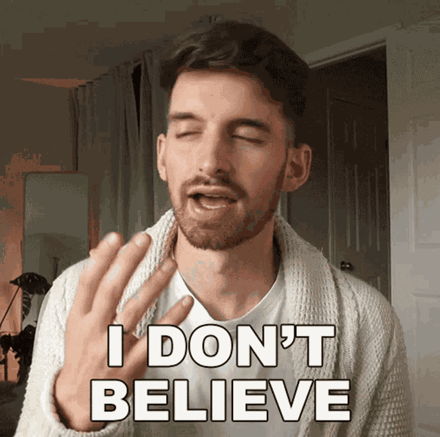 I Dont Believe It Exists Joey Kidney GIF