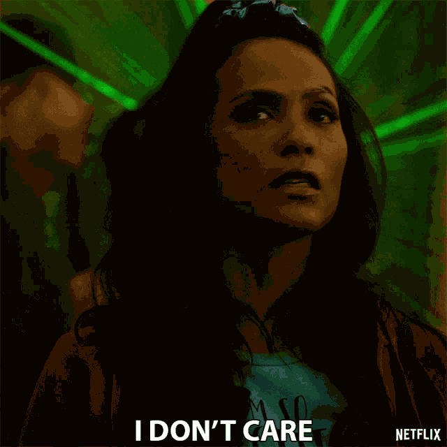 I Dont Care Lesley Ann Brandt GIF