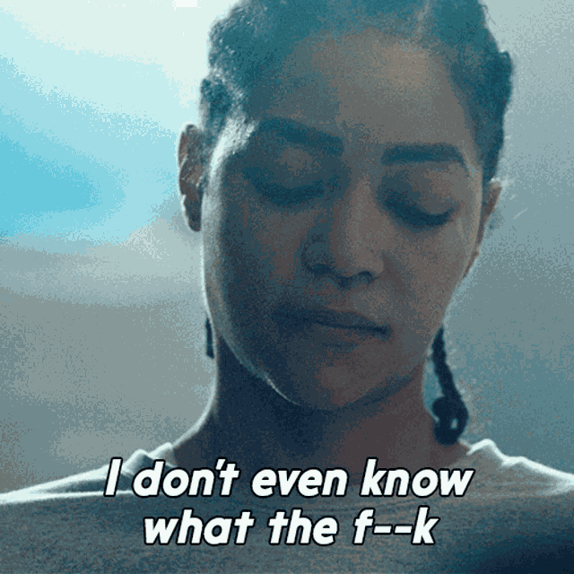 I Dont Even Know What The Fuck That Word Means Cherry GIF