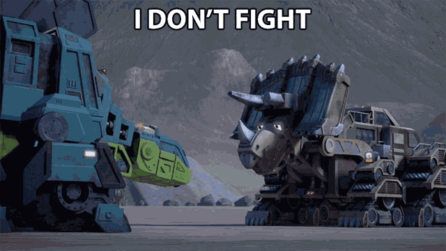 I Dont Fight Garby GIF