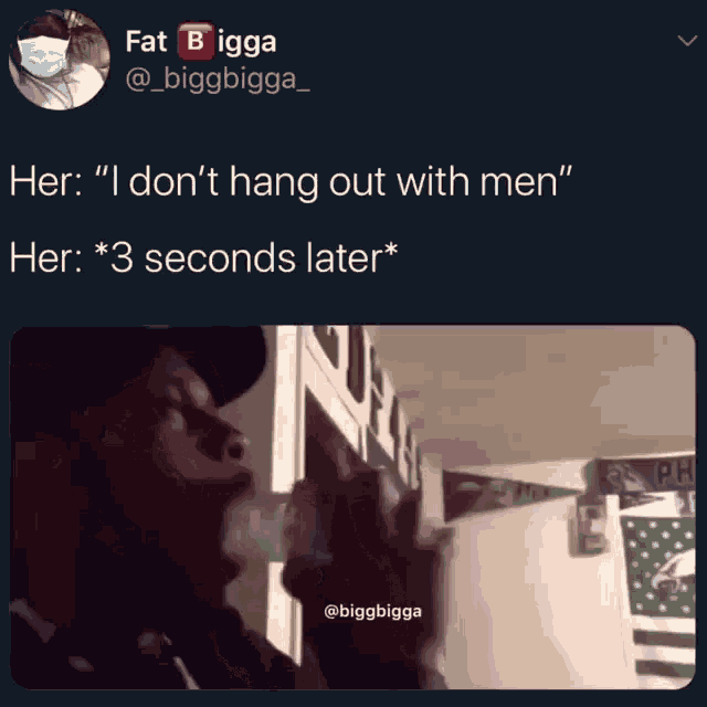 I Dont Hand Out With Men 3seconds Later GIF