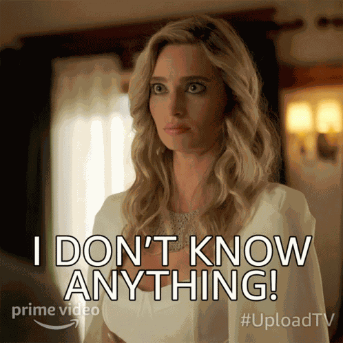 I Dont Know Anything Ingrid Kannerman GIF