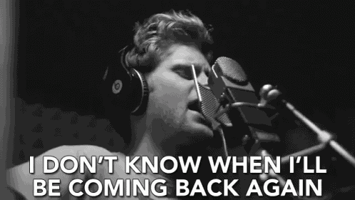 I Dont Know When Ill Be Coming Back Again Song Recording GIF