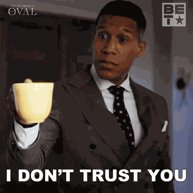 I Dont Trust You Donald Winthrop GIF