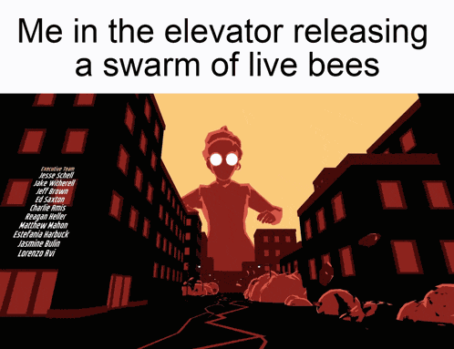 I Expect You To Die Bees GIF
