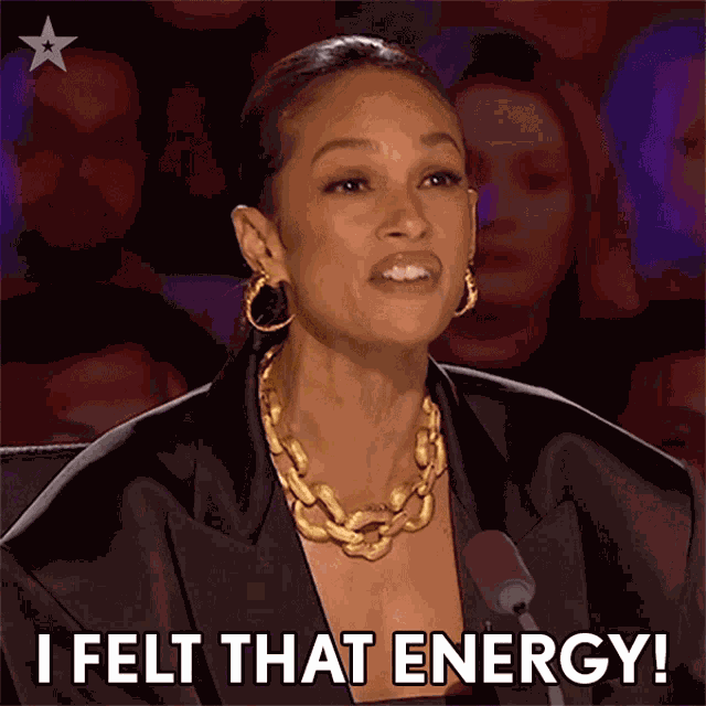 I Felt That Energy Alesha Dixon GIF