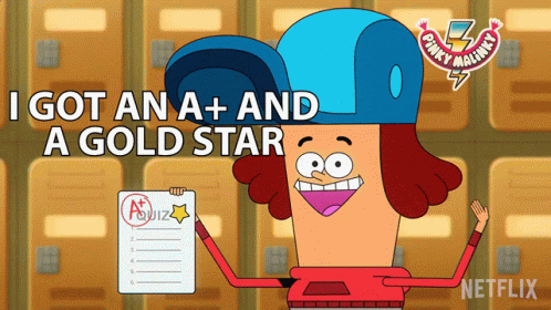 I Got An A Plus And A Gold Star Jj Jameson GIF