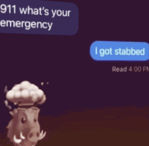 I Got Stabbed Meme