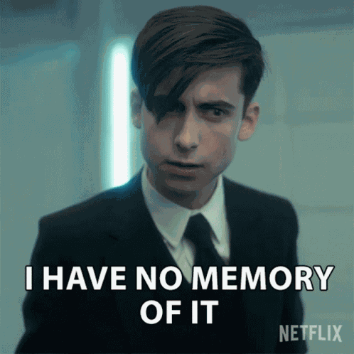 I Have No Memory Of It Number Five GIF