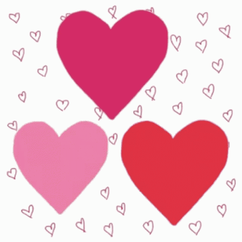 I Heart You Hearts I Love You GIF