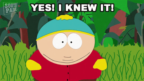 I Knew It Eric Cartman GIF