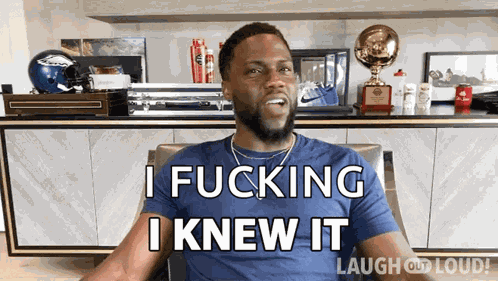 I Knew It Kevin Hart GIF