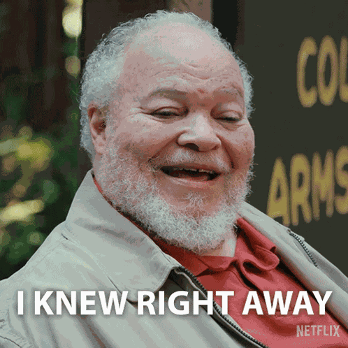 I Knew Right Away Calbert Graham GIF