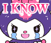 I Know Crying Sticker