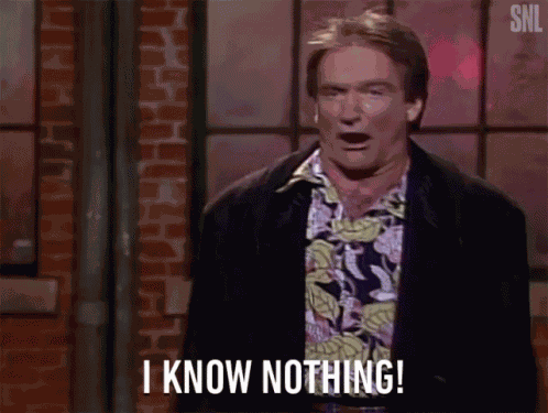 I Know Nothing Okay I Dont Know GIF