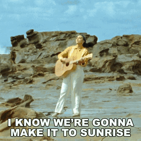 I Know We’re Gonna Make It To Sunrise Sheppard GIF