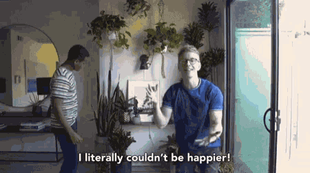 I Literally Couldnt Be Happier Excited GIF