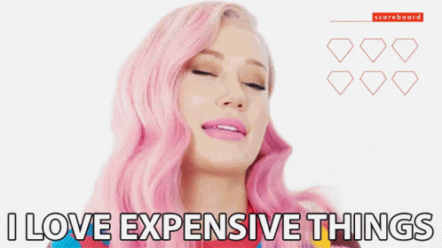 I Love Expensive Things Luxury GIF