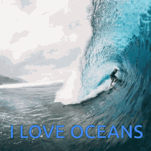 I Love The Ocean Waves GIF