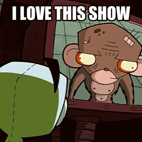 I Love This Show Invader Zim GIF