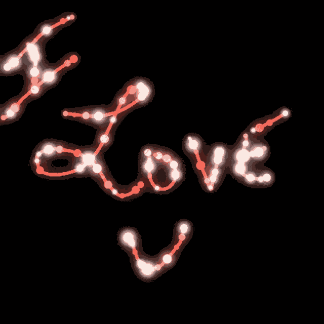 I Love You Animated Text GIF