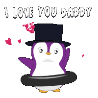 I Love You I Love Dad Sticker