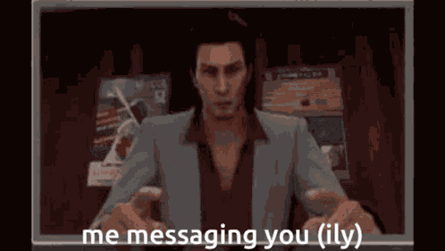 I Love You Kazuma Kiryu GIF
