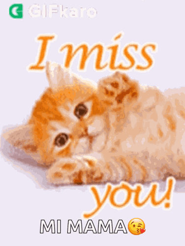 I Miss You Gifkaro GIF