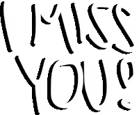 I Miss You Missing You Sticker