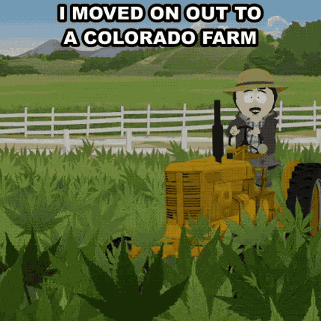 I Moved On Out To A Colorado Farm Randy Marsh GIF