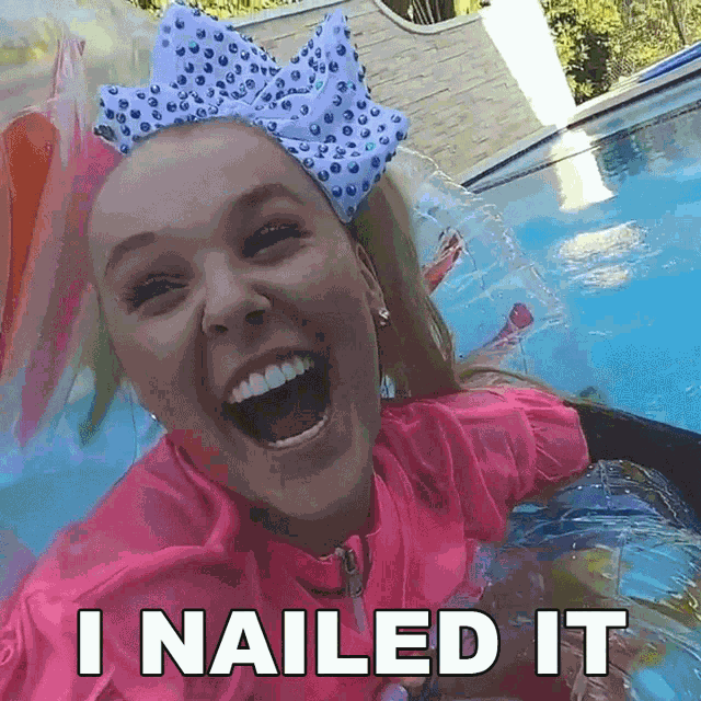 I Nailed It Jojo Siwa GIF