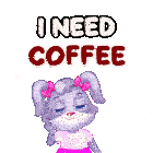 I Need Coffee Coffee Time Sticker