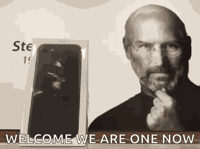 I Phone Welcome We Are One Now GIF