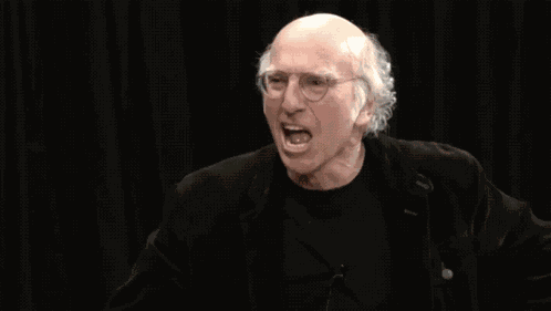I Quit Larry David GIF
