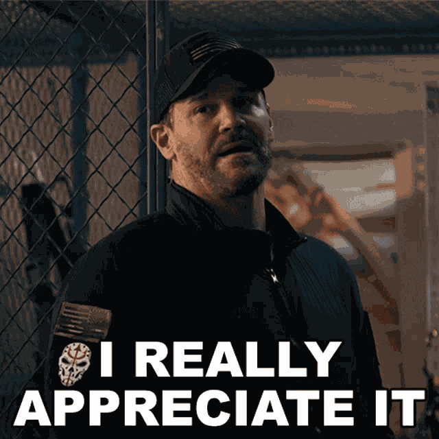 I Really Appreciate It Jason Hayes GIF