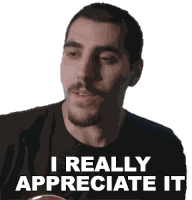 I Really Appreciate It Rudy Ayoub Sticker