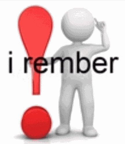 I Rember Exclamation Point Meme